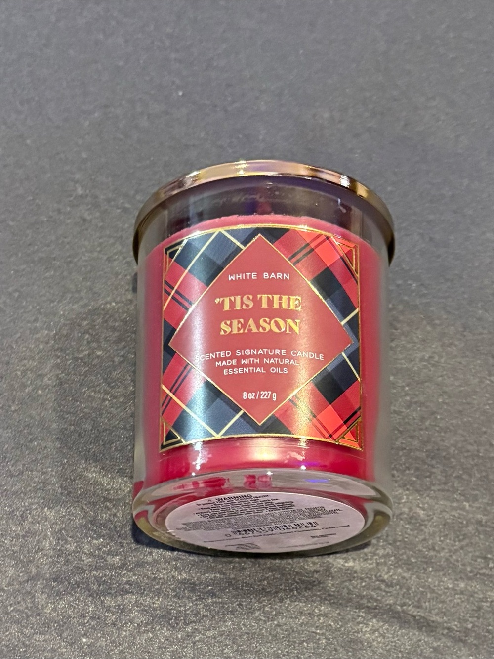 White Barn 'Tis The Season Scented Candle - NEW